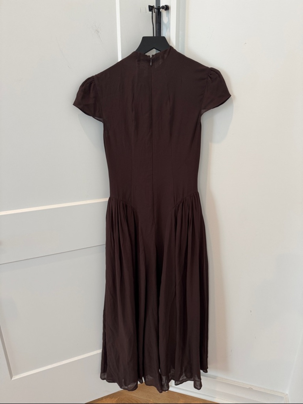 Reformation Maven Midi Dress 2 NWT $278 Mole - Picture 6 of 10